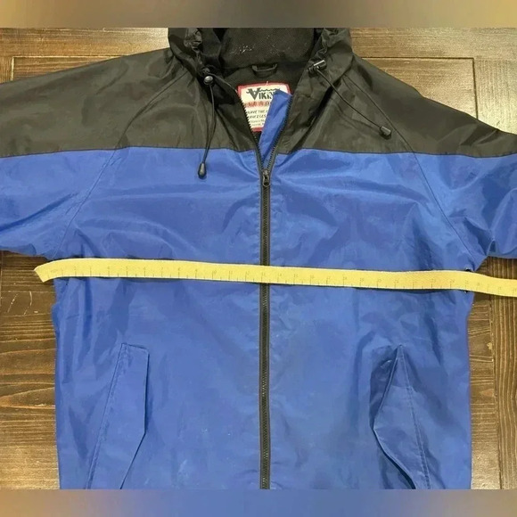Viking BT  Elements Mens m Full Zip Hooded Waterproof Rain Jacket - Picture 6 of 8